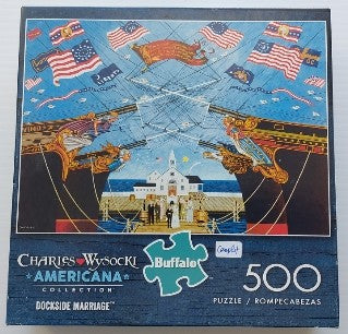 WYSOCKI, C: Dockside Marriage, Americana Coll. Buffalo 03710 Casse-tête 500 morceaux