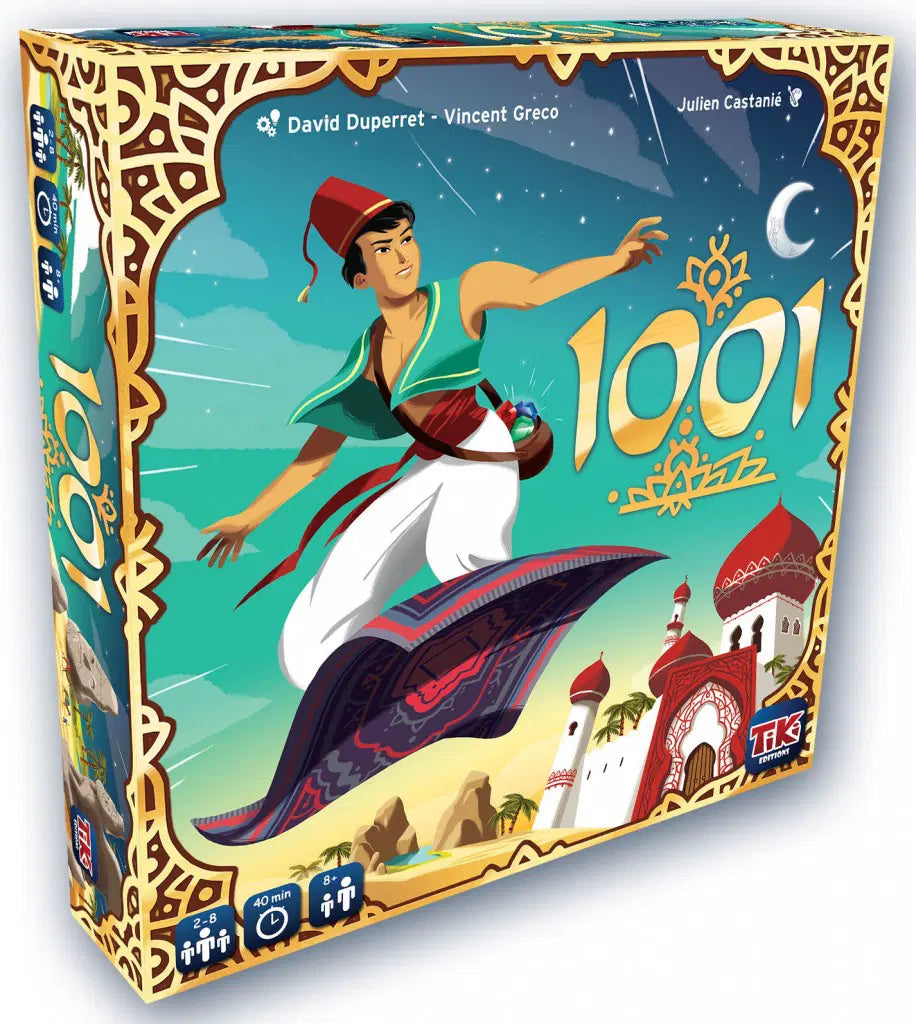 David Duperret -Vincent Greco 1001  TIKI Editions Jeux 8 ans +