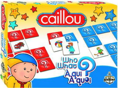 Caillou: À qui ? À quoi ? Gladius GLA9112 Jeux 3 ans +