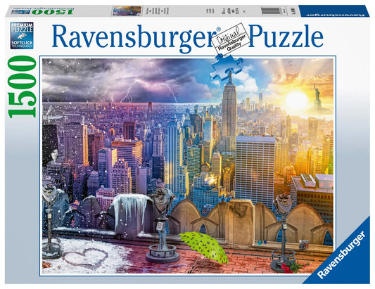 Les saisons à New York Ravensburger 160082 Casse-tête 1500 morceaux