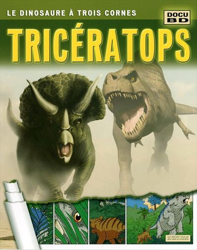 DocuBD : Triceratops le dinosause à trois cornes HÉRITAGE 9782762590623