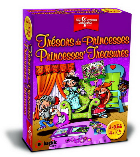 Trésors de Princesses Ludik Games Québec Jeux 4 ans et plus