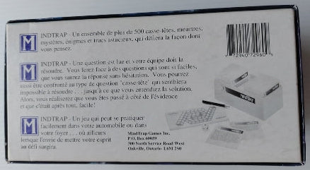 MindTrap, Votre façon de penser... Ça va changer! Jeu 12 ans et plus
