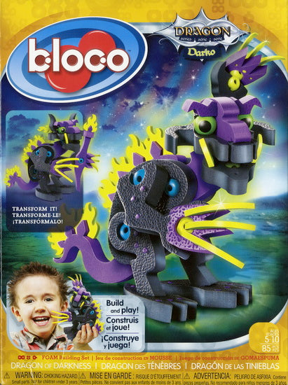 Dragon des ténèbres 3D BLOCO BC-13002 Casse-tête 85 morceaux