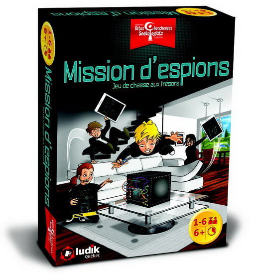 Mission d'espions: Jeu de chasse aux trésors Ludik Qc Jeux 6 ans et plus
