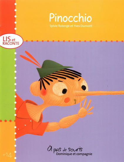 Pinocchio À pas de souris Lis et raconte 9782896868155