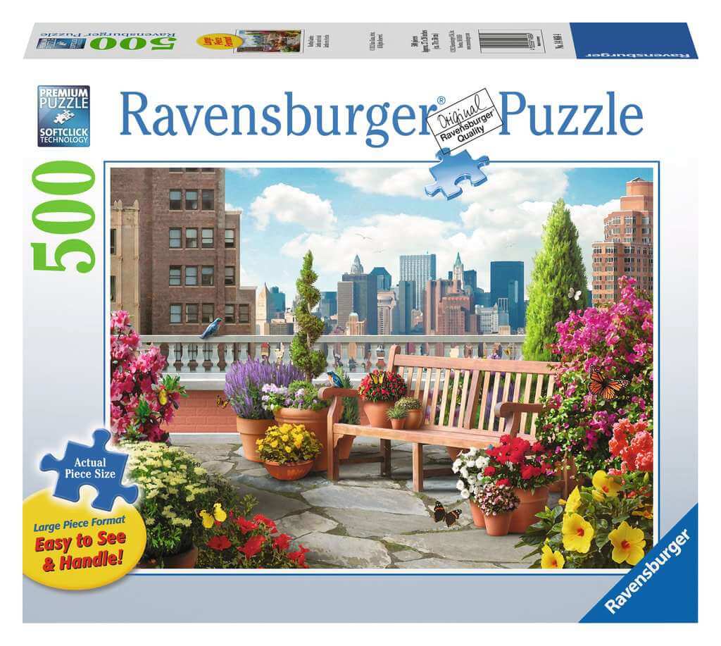 Jardin sur le toit Ravensburger 148684 Casse-tête 500 morceaux
