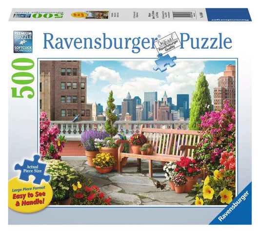 Jardin sur le toit Ravensburger 148684 Casse-tête 500 morceaux