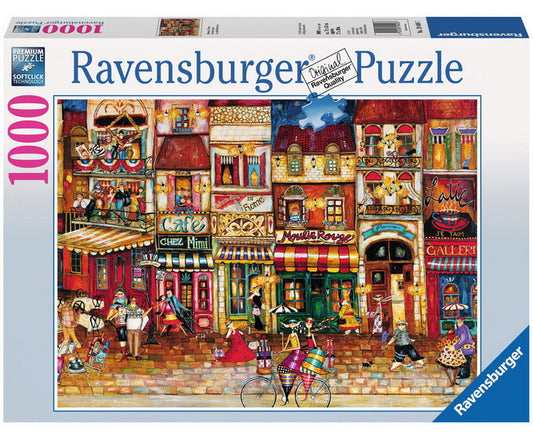 GARANT, Jennifer Rues françaises Ravensburger 194087 Casse-tête 1000 morceaux