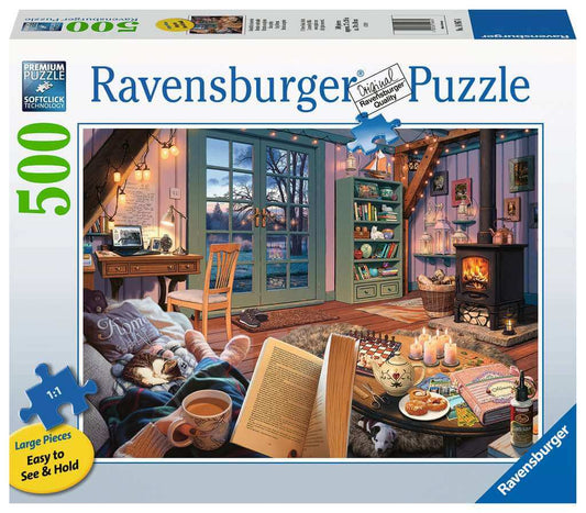 READ, Steve Retraite confortable 149674 Ravensburger Casse-tête 500 morceaux