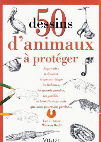 50 dessins d'animaux à protéger VIGOT 9782711413362
