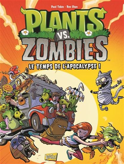 TOBIN CHAN : Plants vs Zombies T2 Le temps de l'apocalypse JUNGLE 9782822209571