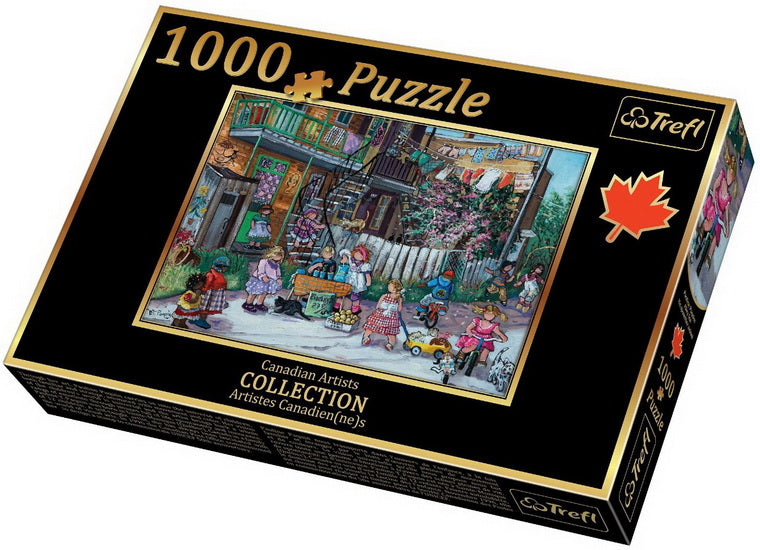 PAQUIN, Pauline Un quartier animé Trefl 103861 Casse-tête 1000 morceaux