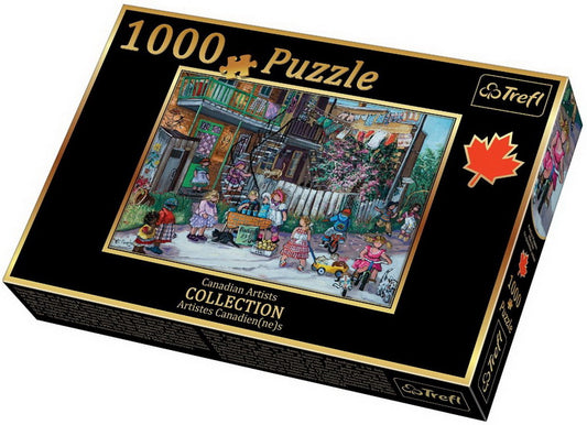 PAQUIN, Pauline Un quartier animé Trefl 103861 Casse-tête 1000 morceaux