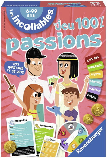 Le jeu 100% passions RAVENSBURGER 266494 Jeux 6 ans et plus