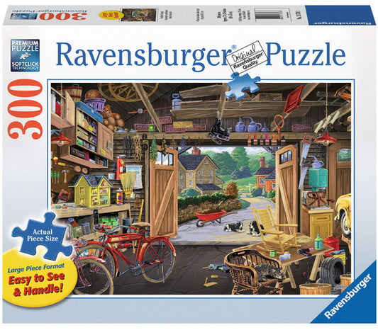 Le garage de grand-papa Ravensburger 135783 Casse-tête 300 morceaux