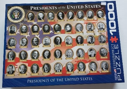 Présidents des États-Unis Eurographics 6000-1432 Casse-tête 1000 morceaux