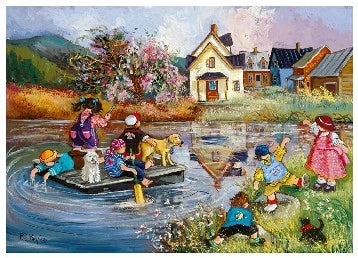 PAQUIN, Pauline: Le radeau Casse-tête 194469  Ravensburger 1000 morceaux