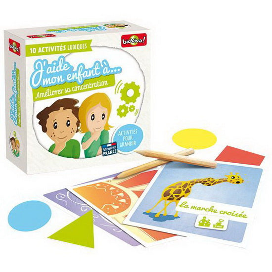 J'aide mon enfant à Améliorer sa concentration  Bioviva Jeu 3 ans et +