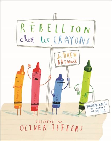 DAYWALT JEFFERS Rébellion chez les crayons ÉCOLE des LOISIRS 9782211227469