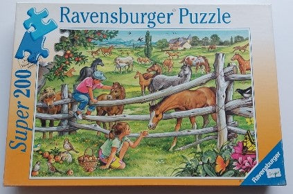 L'enclos aux chevaux Ravensburger 126255 Casse-tête 200 morceaux