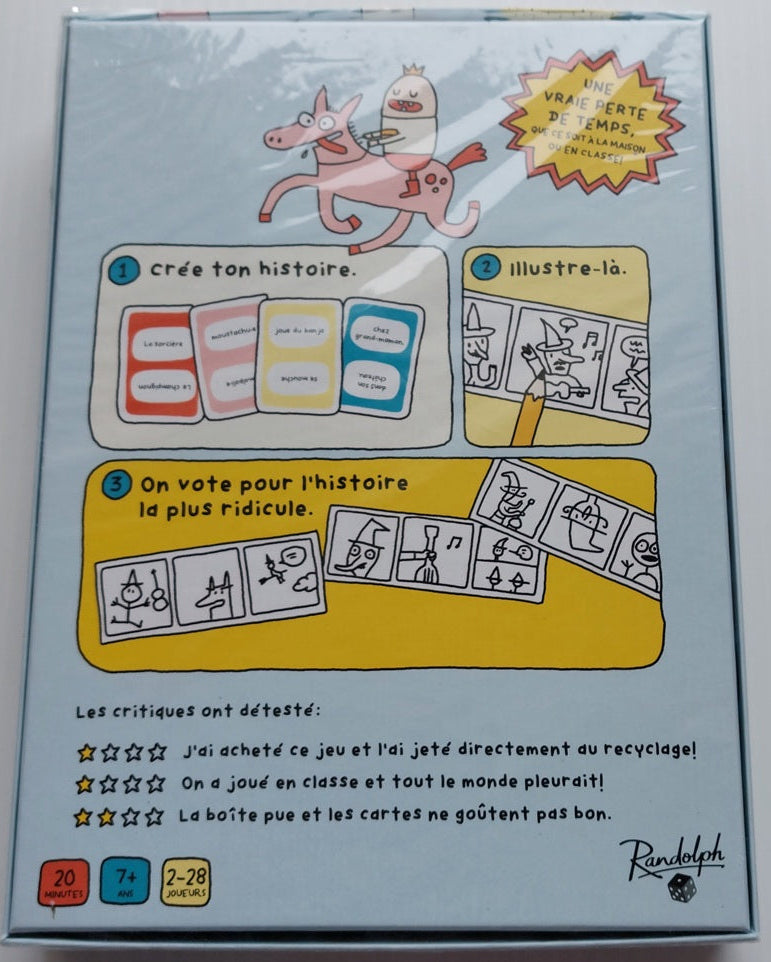 GRAVEL, Élise: Le pire jeu du monde RANDOLPH Jeux 7 ans et plus