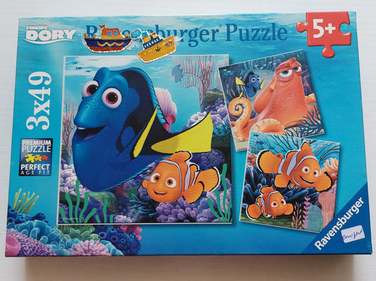 Trouver Doris Finding Dory RAVENSBURGER 093458 Casse-tête 3 x 49 morceaux