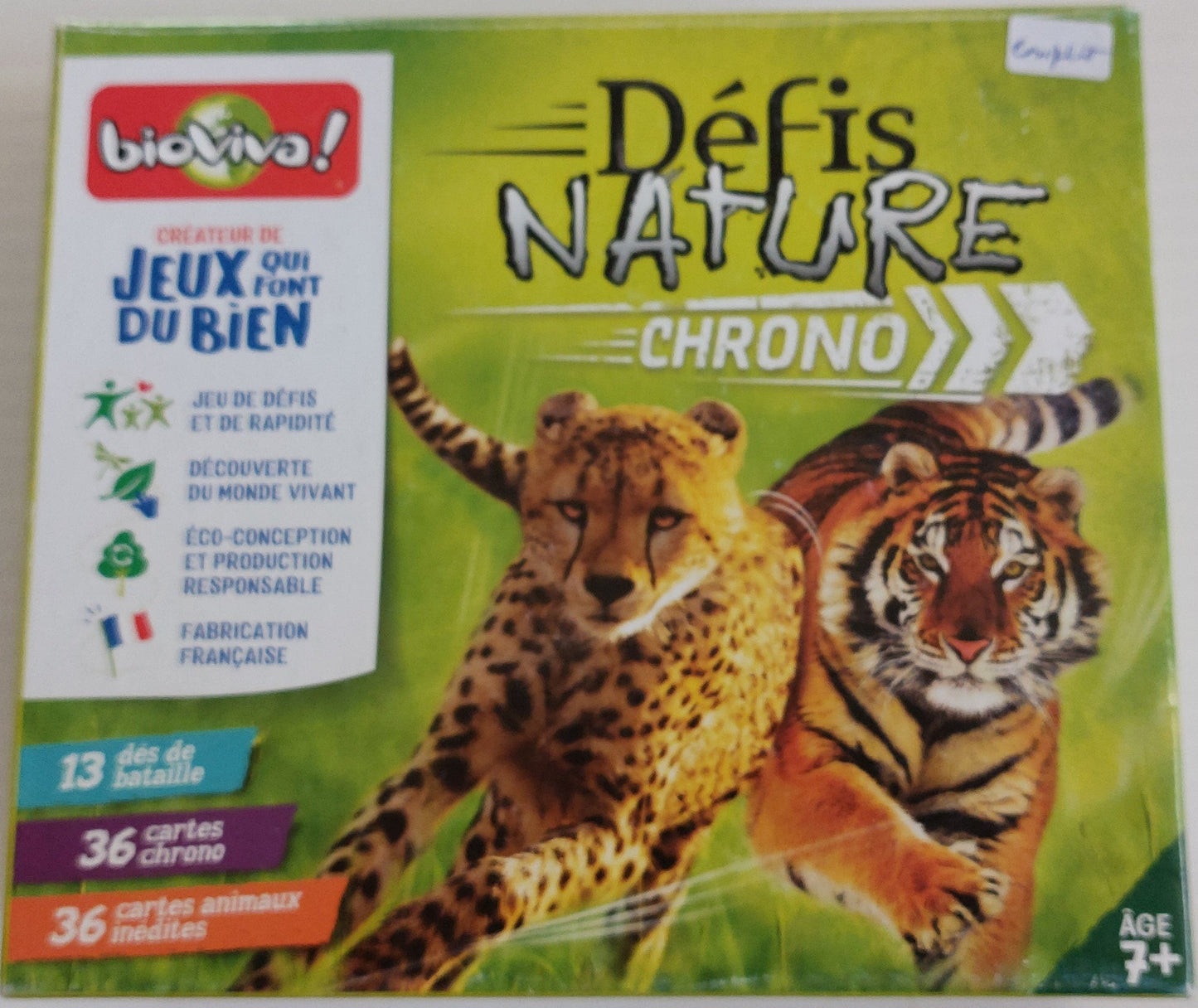 Défi nature chrono BIOVIVA 26130 Jeux 7 ans et plus
