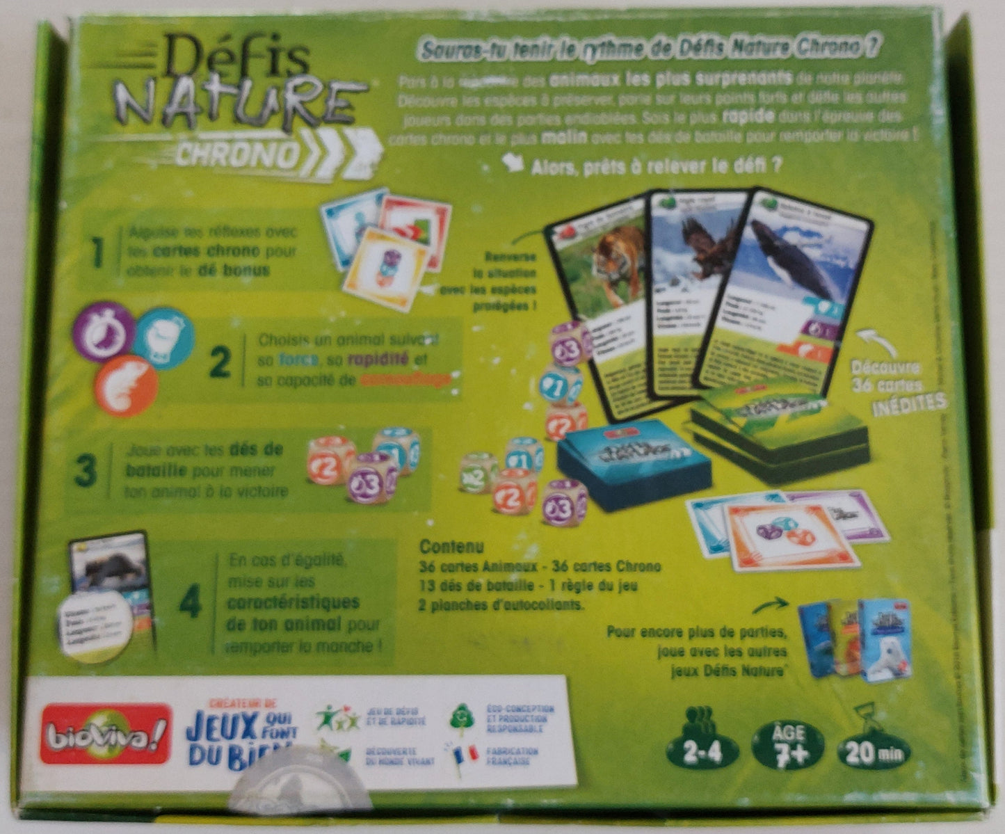 Défi nature chrono BIOVIVA 26130 Jeux 7 ans et plus