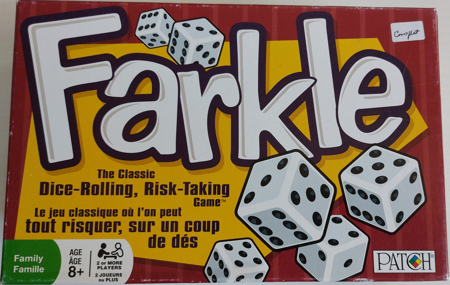 Farkle PATCH 26910 Jeux 8 ans et +