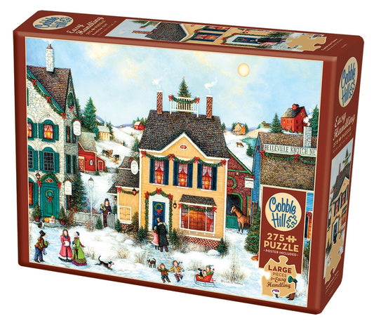 STOCKS, Linda Neil Christmas Town COBBLE HILL Casse-tête 275 morceaux