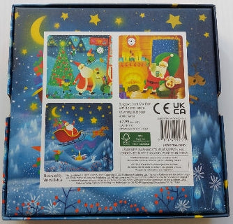 Santa Book and 3 Jigsaws USBORNE Casse-tête 3 x 9 morceaux 9781474995771