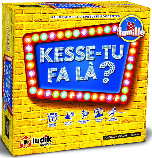 Kesse-tu fa là ? LUDIK Québec Jeu 10 ans +