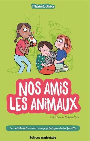POTARD VOILE : Nos amis les animaux MARIE-CLAIRE 9791032301326