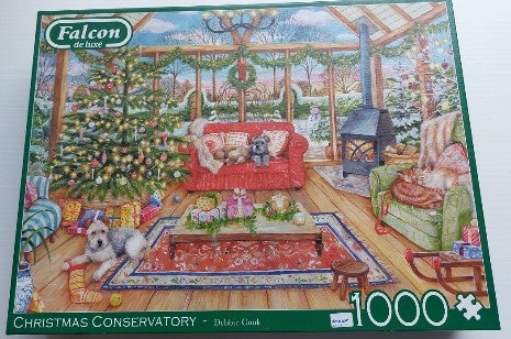 COOK, Debbie Christmas Conservatory Falcon 11275 Casse-tête 1000 morceaux