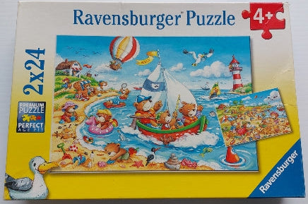 Vacances à la mer Ravensburger 078295 Casse-tête 2x24 morceaux