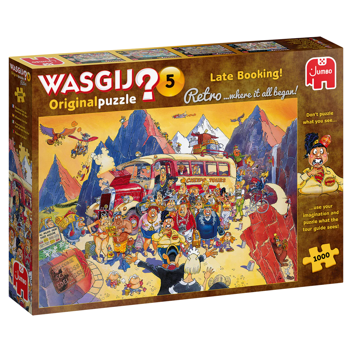 Original 5 Late Booking ! Retro Wasgij 25007 Casse-tête 1000 morceaux