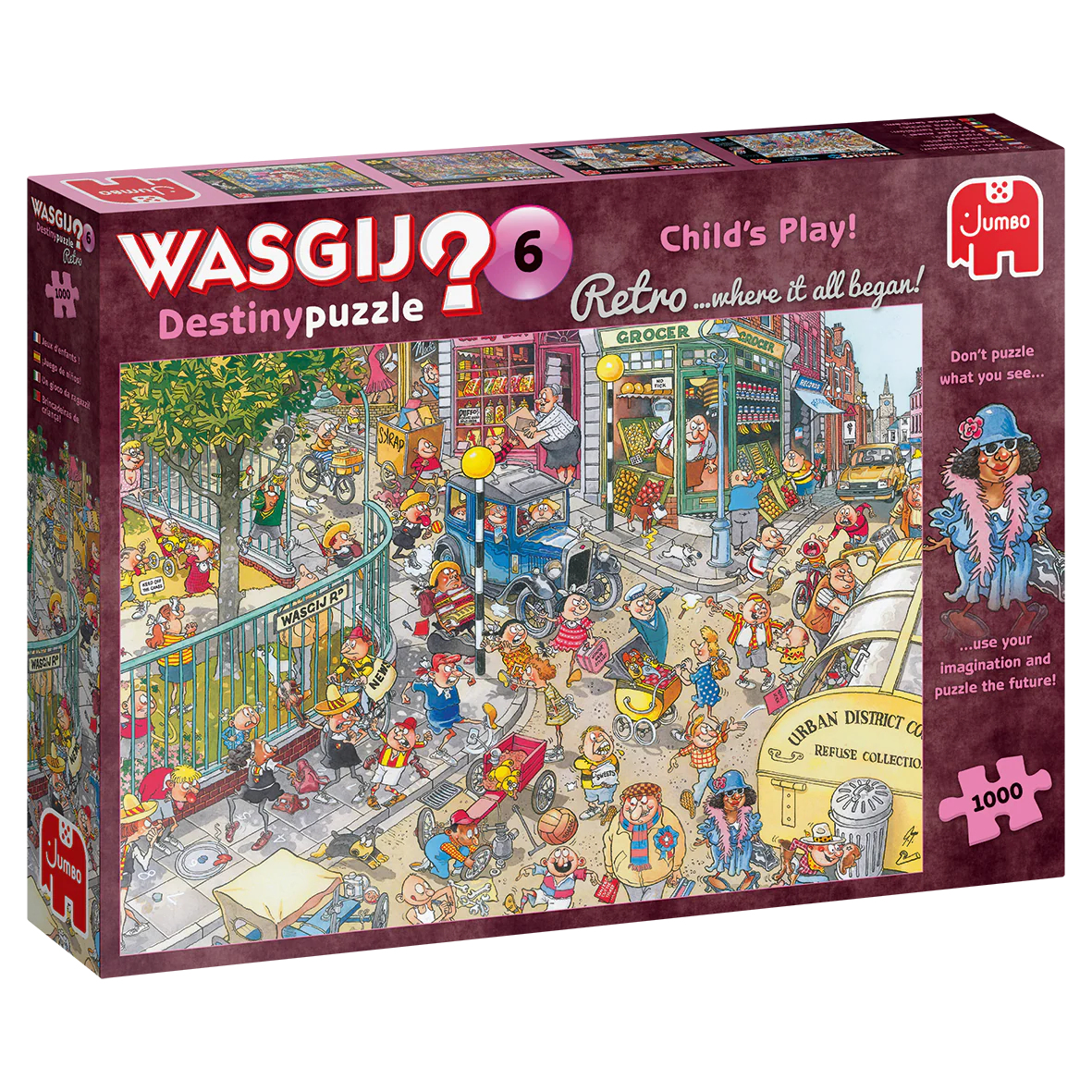Destiny 6 Jeux d'enfants ! Child's Play ! Wasgij  01958 25015 Casse-tête 1000 morceaux