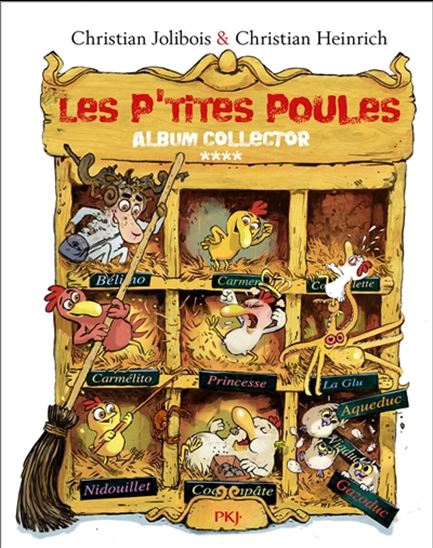 JOLIBOIS HEINRICH Les p'tites poules  Album collector T4  POCKET 9782266290203