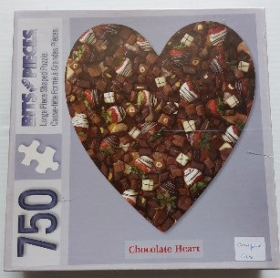 Chocolat Heart Bits and Pieces 49365 Casse-tête 750 morceaux