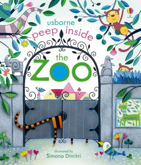 Peep Inside the Zoo USBORNE 9781409549925