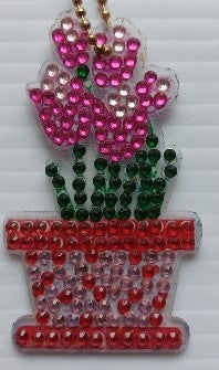 10 plante porte-clés, plant keychain