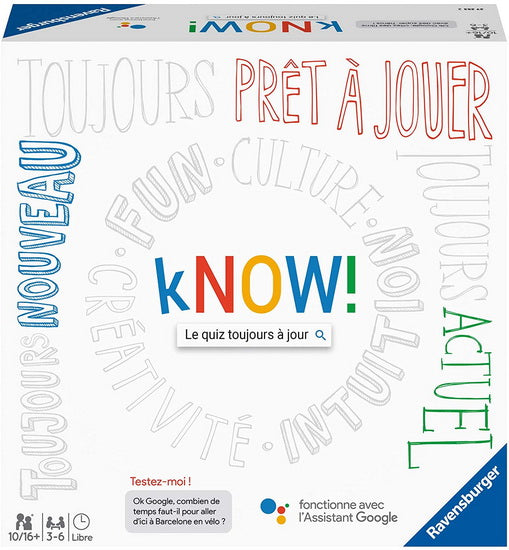 Know ! Le quiz toujours à jour RAVENSBURGER 10 ans et plus