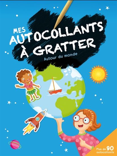 Mes autocollants à gratter : Autour du monde YOYO 9789463993289