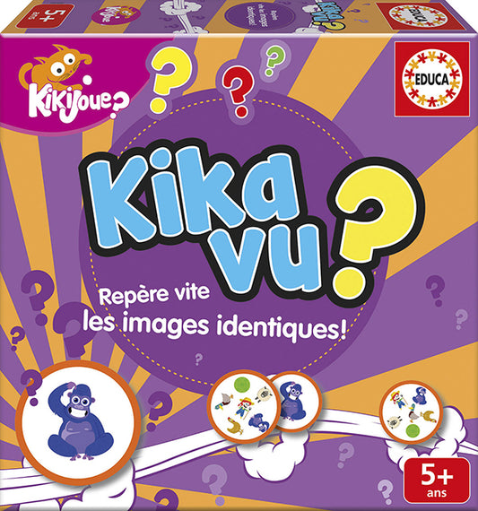 Kika vu Repère vite les images identiques ! EDUCA Jeux 5 ans et plus