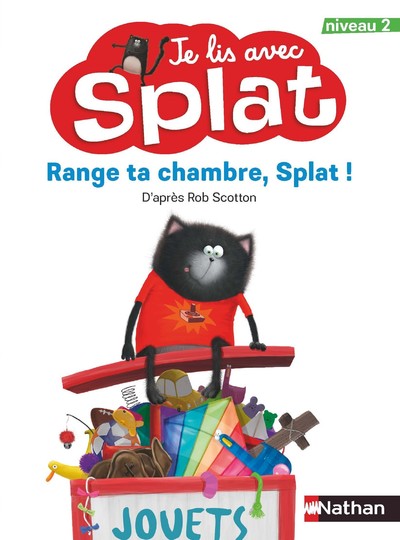 SCOTTON, R T Je lis avec Splat: Range ta chambre, Splat! Niveau 2 NATHAN 9782092596166