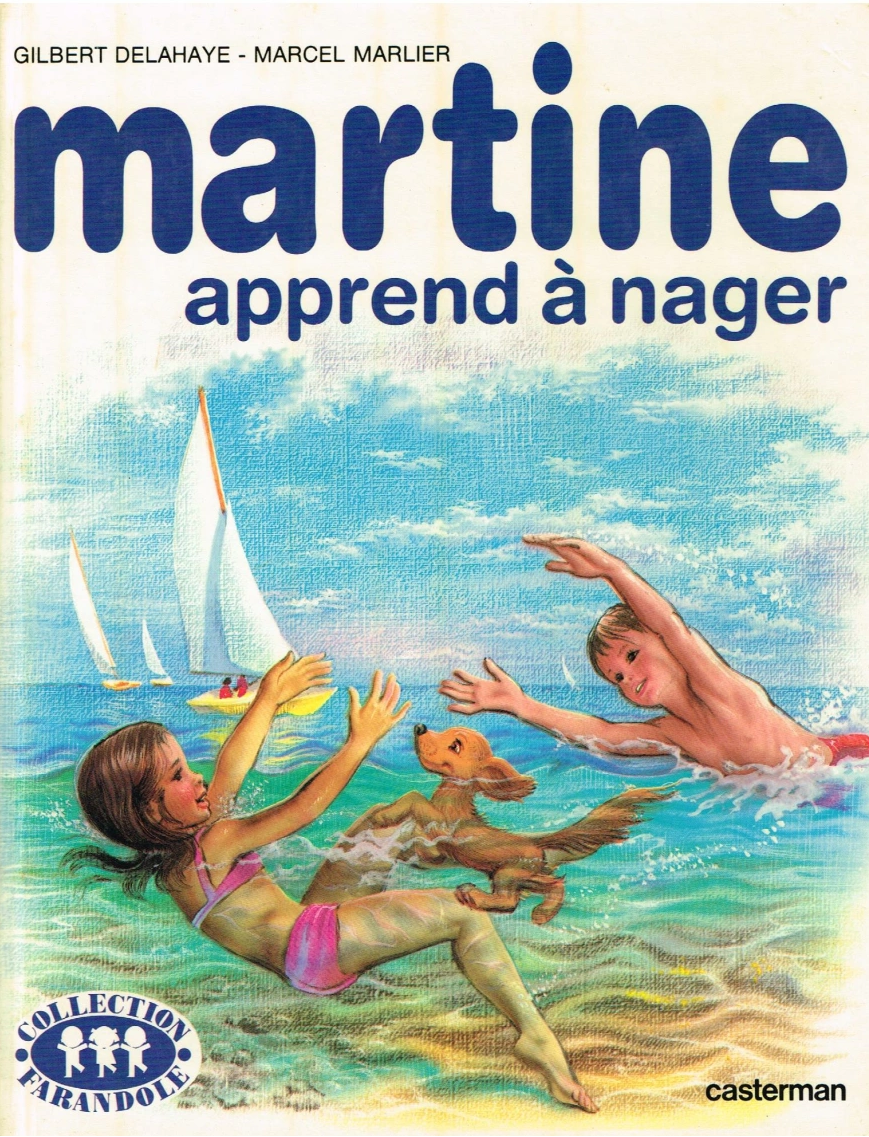 DELAHAYE MARLIER : Martine apprend à nager CASTERMAN 9782203101258