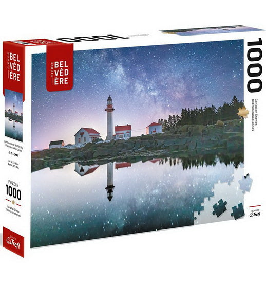 Phare sous la Voie Lactée BELVÉDÈRE 814402 Casse-tête 1000 morceaux