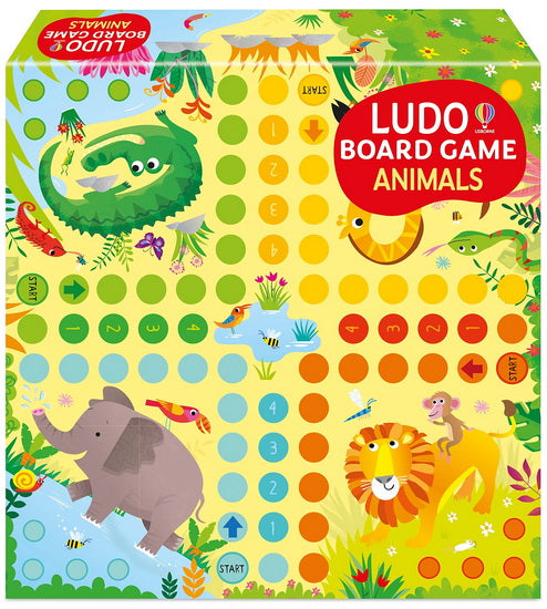 Ludo Board Games: Animals USBORNE Jeu 5 ans et plus 9781801310116