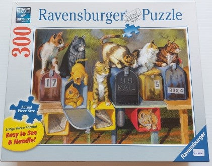 MOON, Bryan: Courrier reçu de chat Ravensburger 135622 Casse-tête 300 morceaux